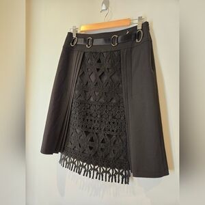 Save the Queen Black Aline Skirt Size Medium